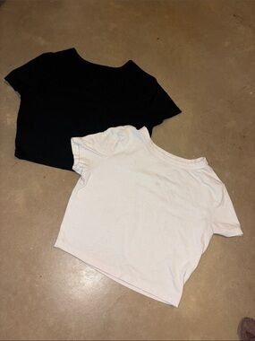 Wild fable black & white baby doll tee bundle